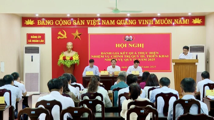 Đảng bộ xã Hoàn Lão: Nỗ lực hoàn thành các nhiệm vụ trọng tâm quý IV năm 2025