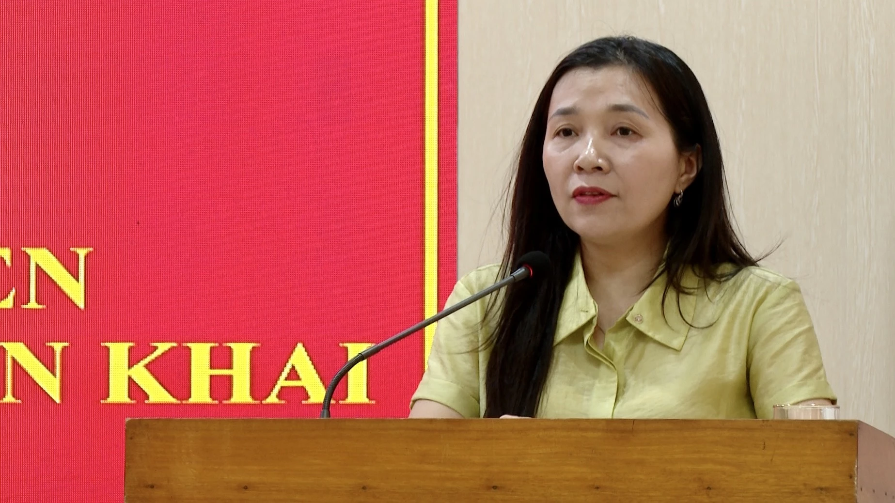 Đại biểu phát biểu thảo luận tại hội nghị - Ảnh: T.T