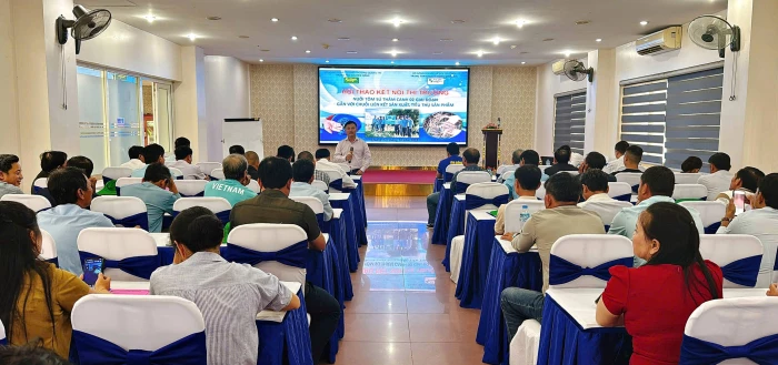 Hội thảo kết nối thị trường nuôi tôm sú thâm canh 2 giai đoạn