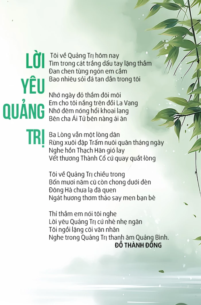 Lời yêu Quảng Trị