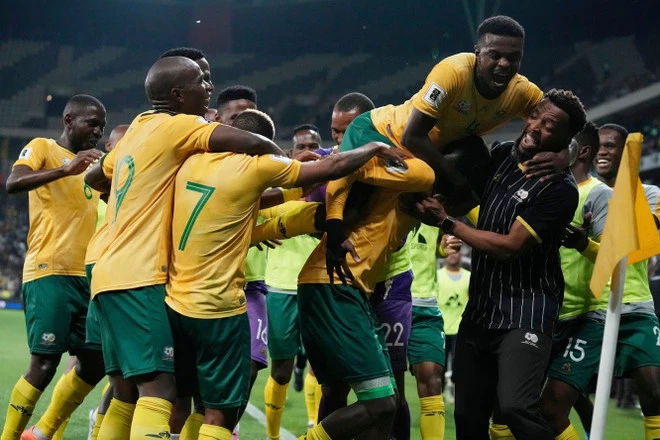 Nam Phi giành vé tham dự World Cup 2026. (Nguồn: AP)