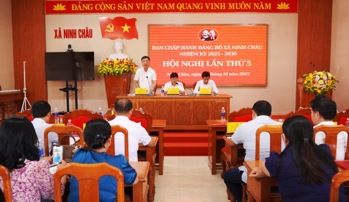 Xã Ninh Châu: Triển khai nhiệm vụ trọng tâm quý IV năm 2025