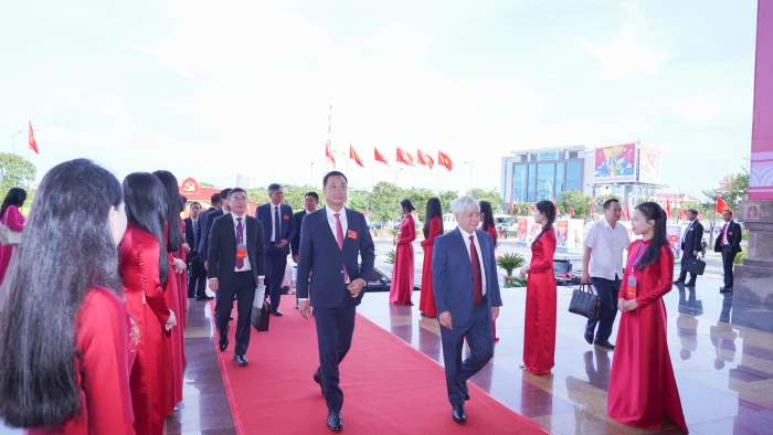 Những hình ảnh nổi bật tại Đại hội đại biểu Đảng bộ tỉnh Quảng Trị lần thứ I, nhiệm kỳ 2025-2030