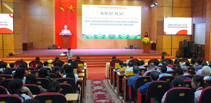 Khai mạc Tuần lễ hưởng ứng học tập suốt đời năm 2025