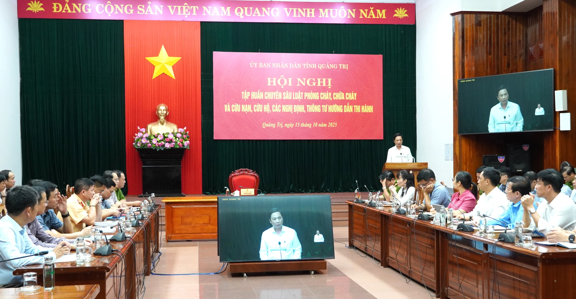 Quang cảnh hội nghị tập huấn. Ảnh: H.Tr