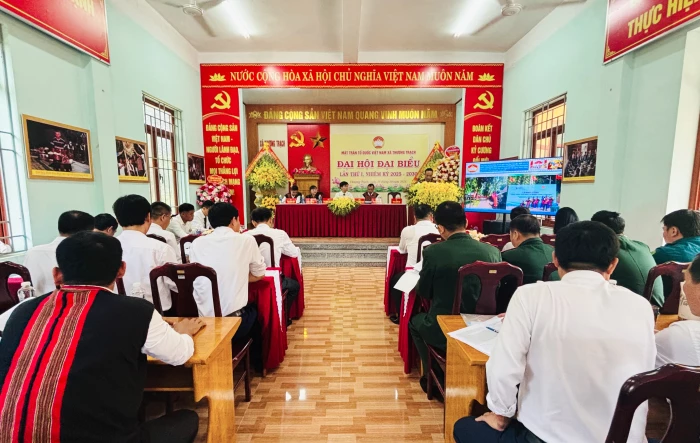 Đại hội đại biểu MTTQ Việt Nam xã Thượng Trạch lần thứ I, nhiệm kỳ 2025-2030