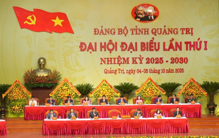 Khai mạc trọng thể Đại hội đại biểu Đảng bộ tỉnh Quảng Trị lần thứ I, nhiệm kỳ 2025-2030