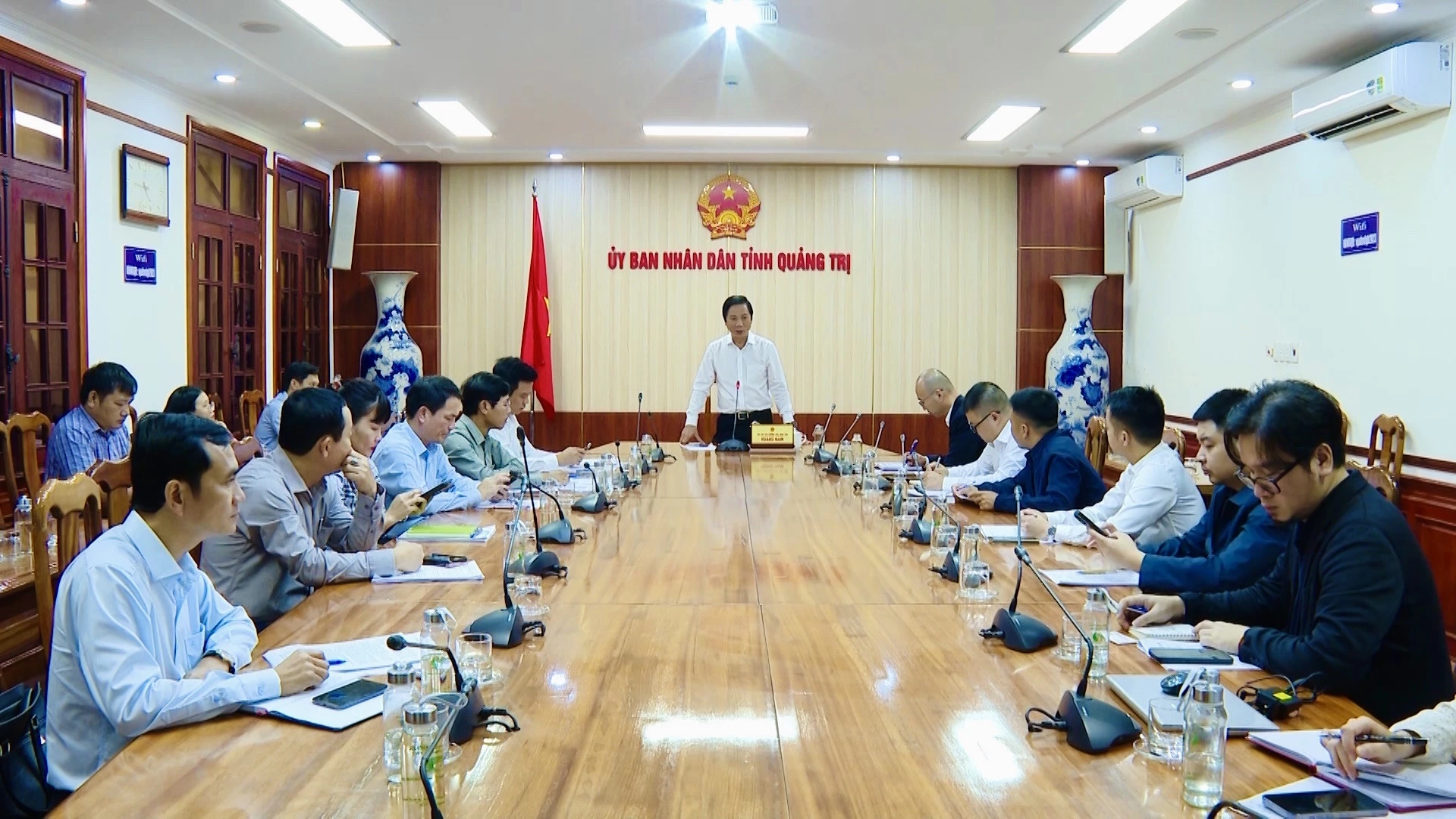 Quang cảnh buổi làm việc - Ảnh: T.L