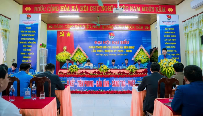 Đoàn TNCS Hồ Chí Minh xã Sen Ngư đẩy mạnh thực hiện phong trào “5 tiên phong”