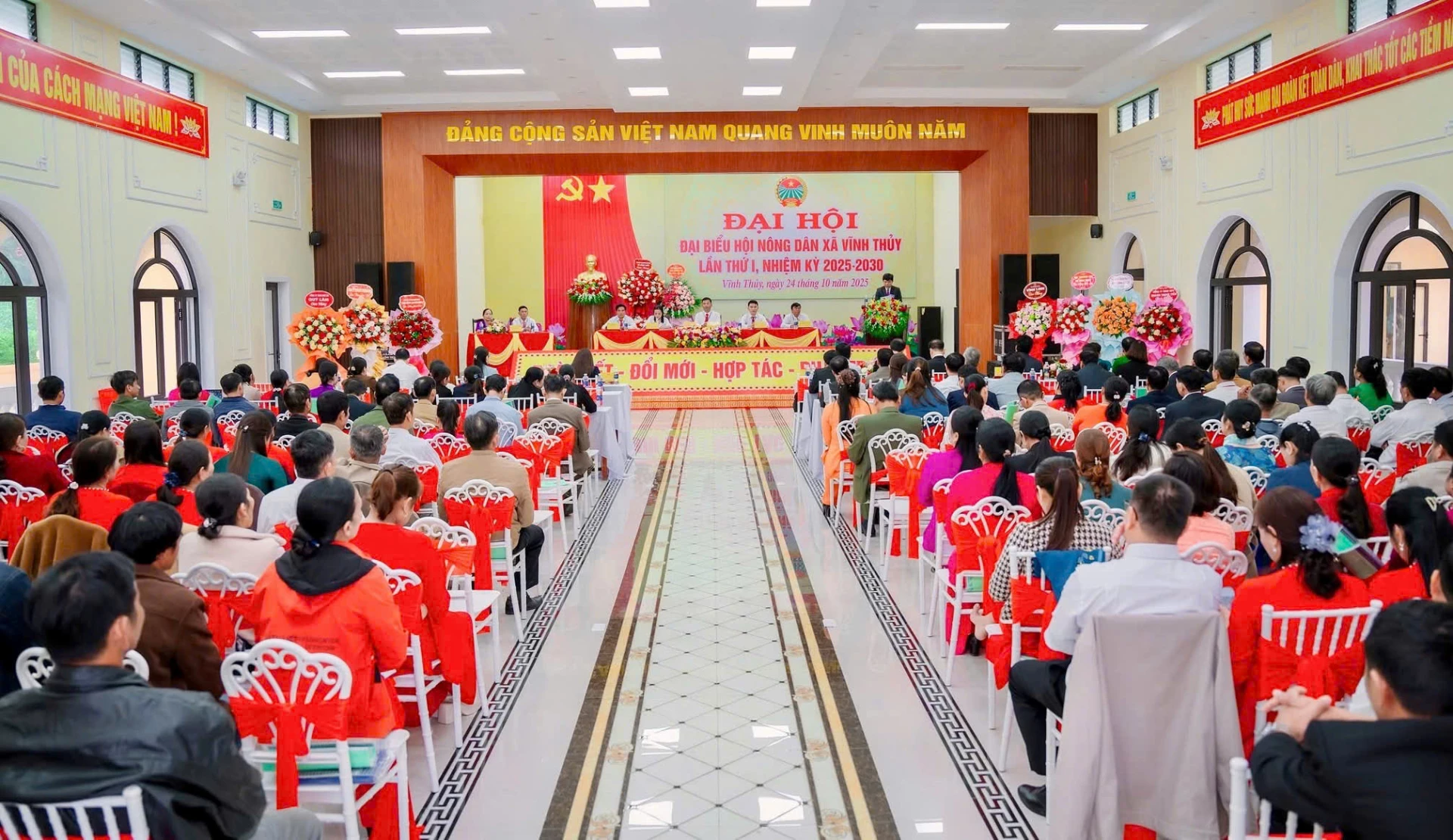 77/77 đơn vị hội nông dân cấp xã trên địa bàn tỉnh đã hoàn thành công tác tổ chức Đại hội nhiệm kỳ 2025-2030.