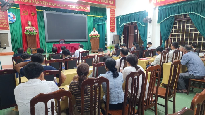 Xã Cửa Việt đối thoại với 9 hộ dân liên quan đến công tác giải phóng mặt bằng