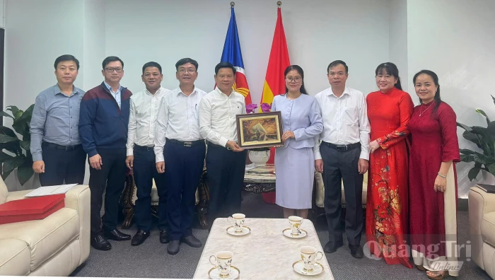Văn phòng Tỉnh ủy Quảng Trị thăm và làm việc tại tỉnh Vân Nam (Trung Quốc)