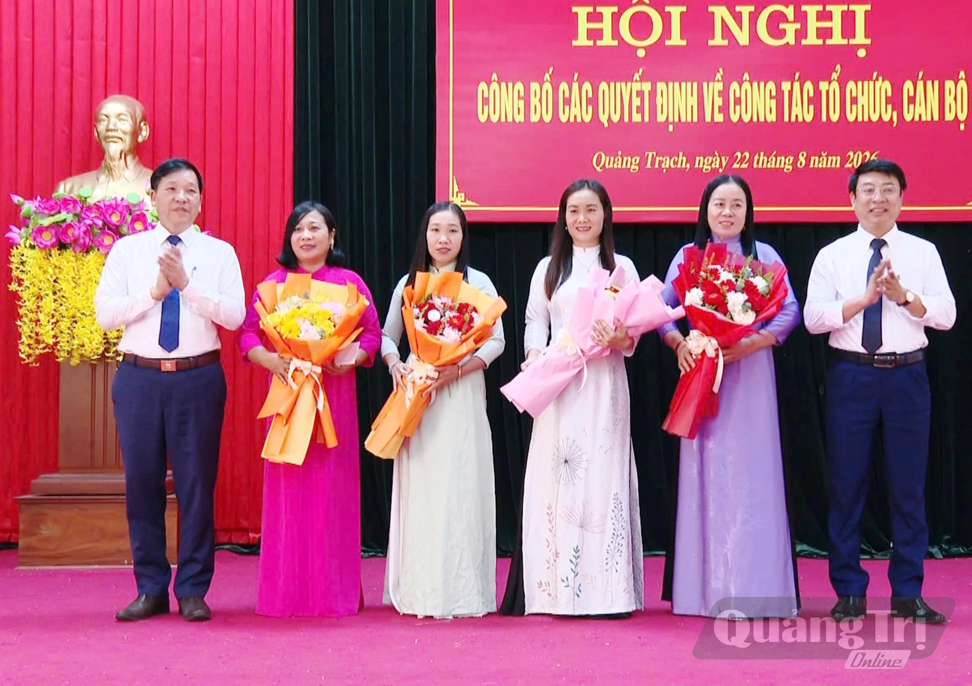 Công tác bổ nhiệm cán bộ ở xã Quảng Trạch được thực hiện đúng phương châm chỉ đạo “đúng người, đúng việc, đúng năng lực, đúng sở trường, đúng sản phẩm” - Ảnh: B.T