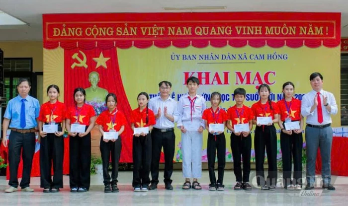 Dấu ấn khuyến học ở Cam Hồng