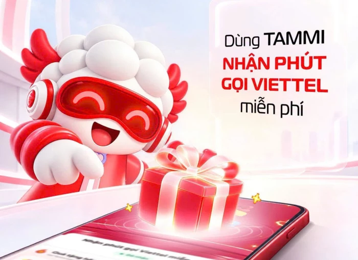 Viettel Tammi tặng 1 phút thoại nội mạng miễn phí