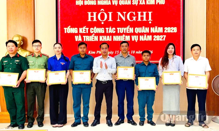 Kim Phú: Triển khai công tác tuyển quân năm 2027