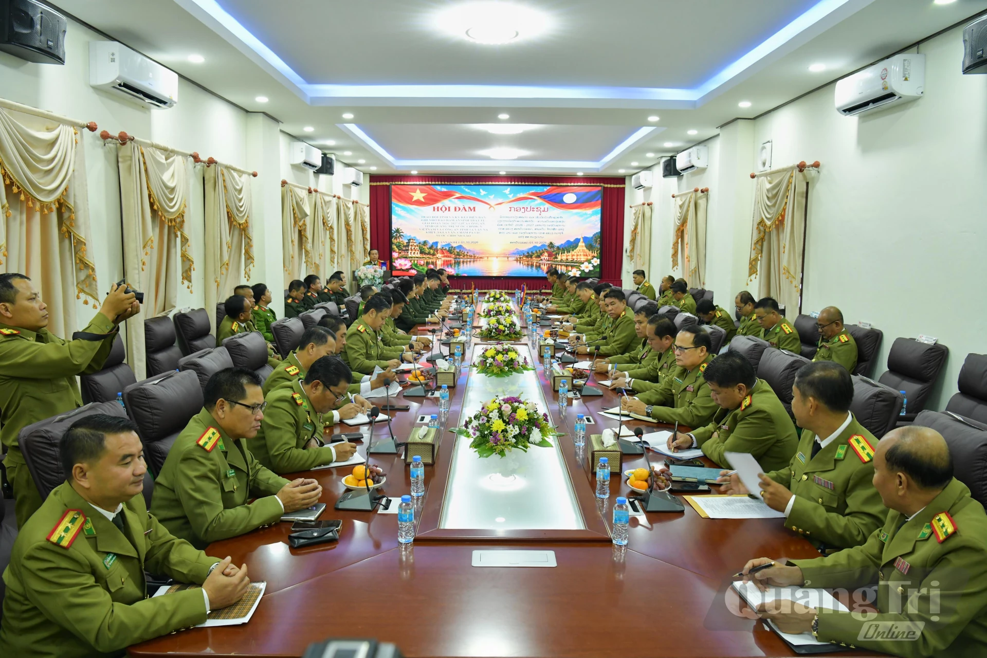 Quang cảnh buổi hội đàm - Ảnh: Q.T