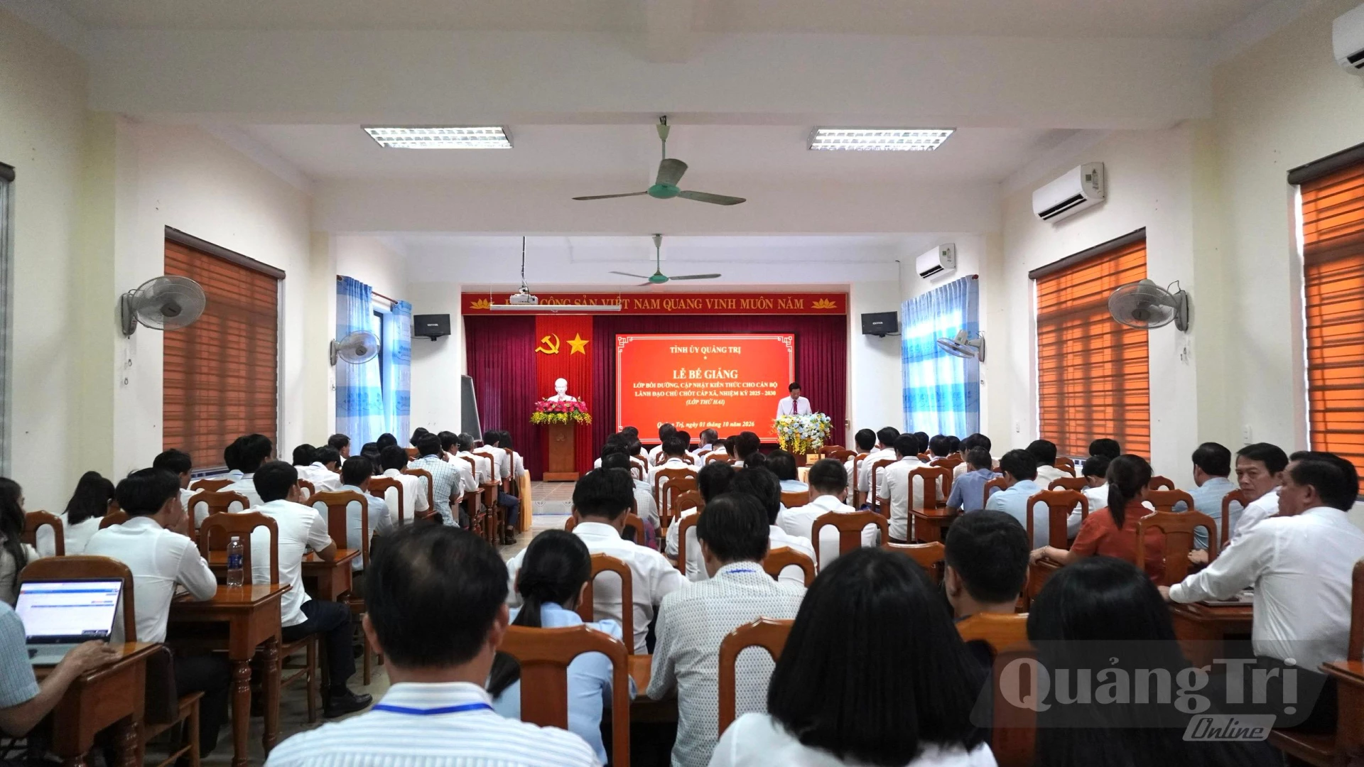 Quang cảnh Lễ bế giảng - Ảnh: H.T