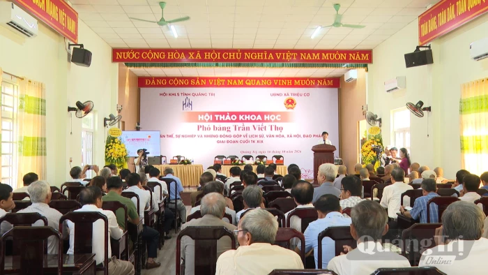 Hội thảo khoa học về thân thế, sự nghiệp Phó bảng Trần Viết Thọ