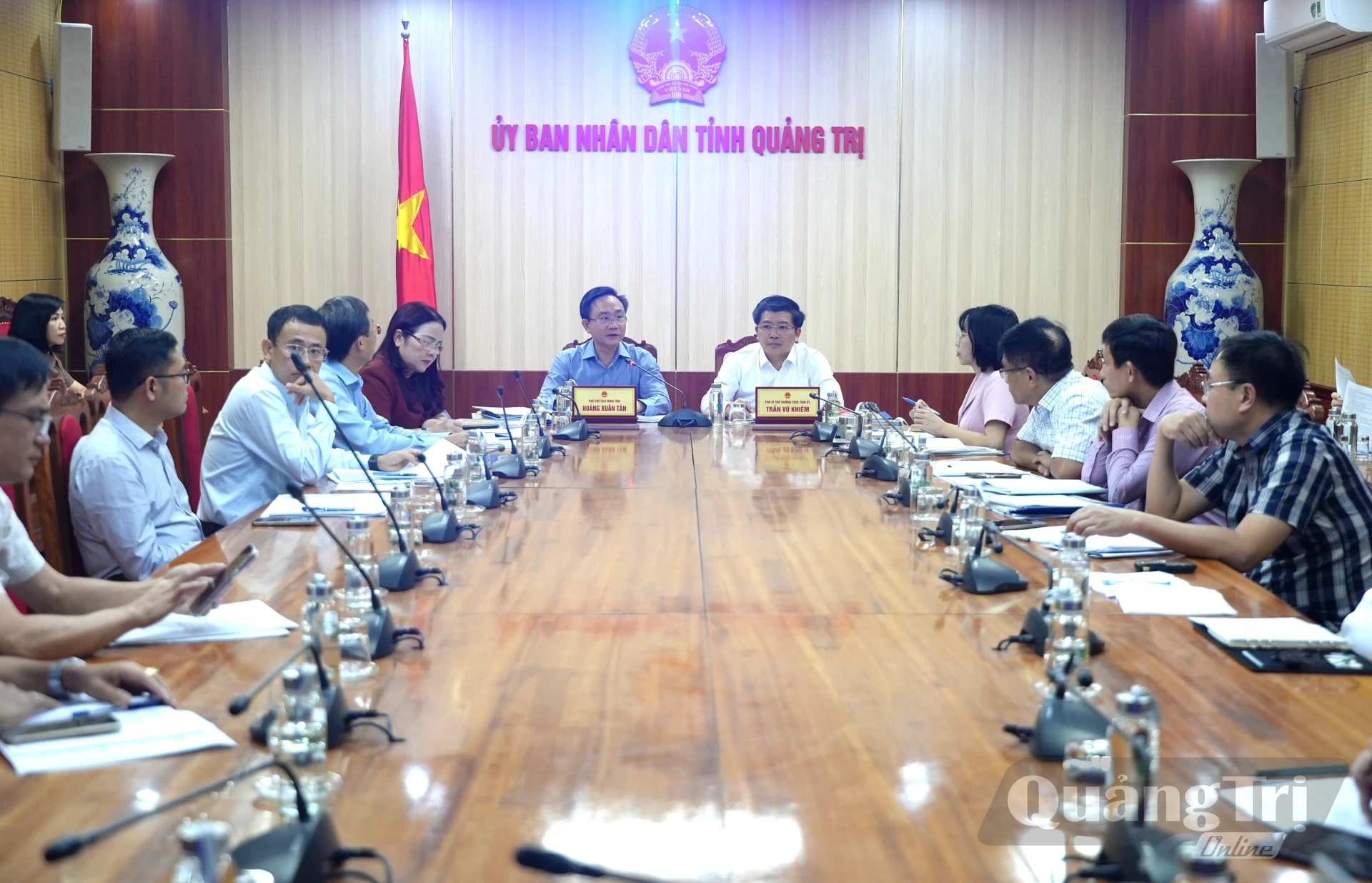 Quang cảnh buổi làm việc - Ảnh: T.Đ