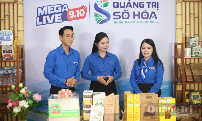 Mega Live quảng bá nông sản Quảng Trị trên nền tảng số