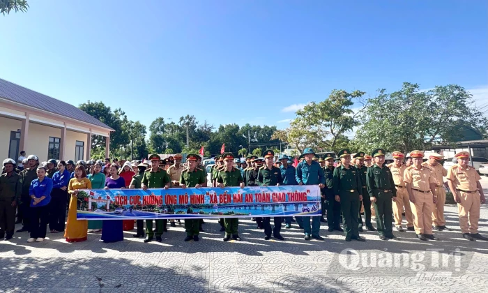 Ra mắt mô hình 'Xã Bến Hải an toàn giao thông'