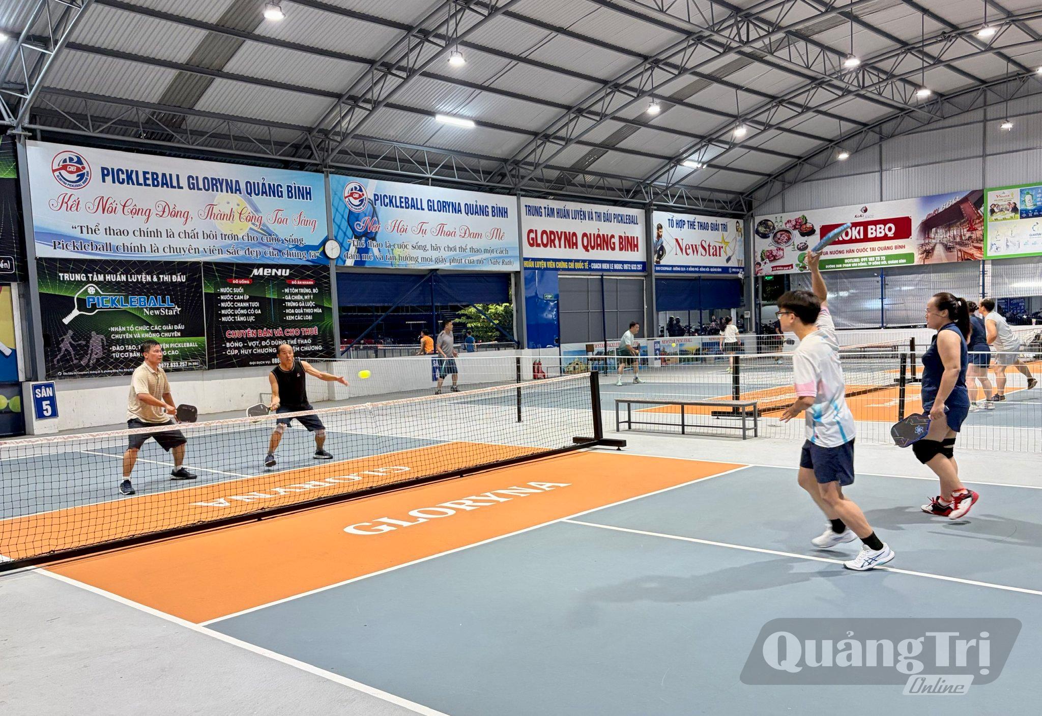 Pickleball góp phần rèn luyện sức khỏe, lan tỏa phong trào thể dục thể thao trong quần chúng nhân dân - Ảnh: C.N

