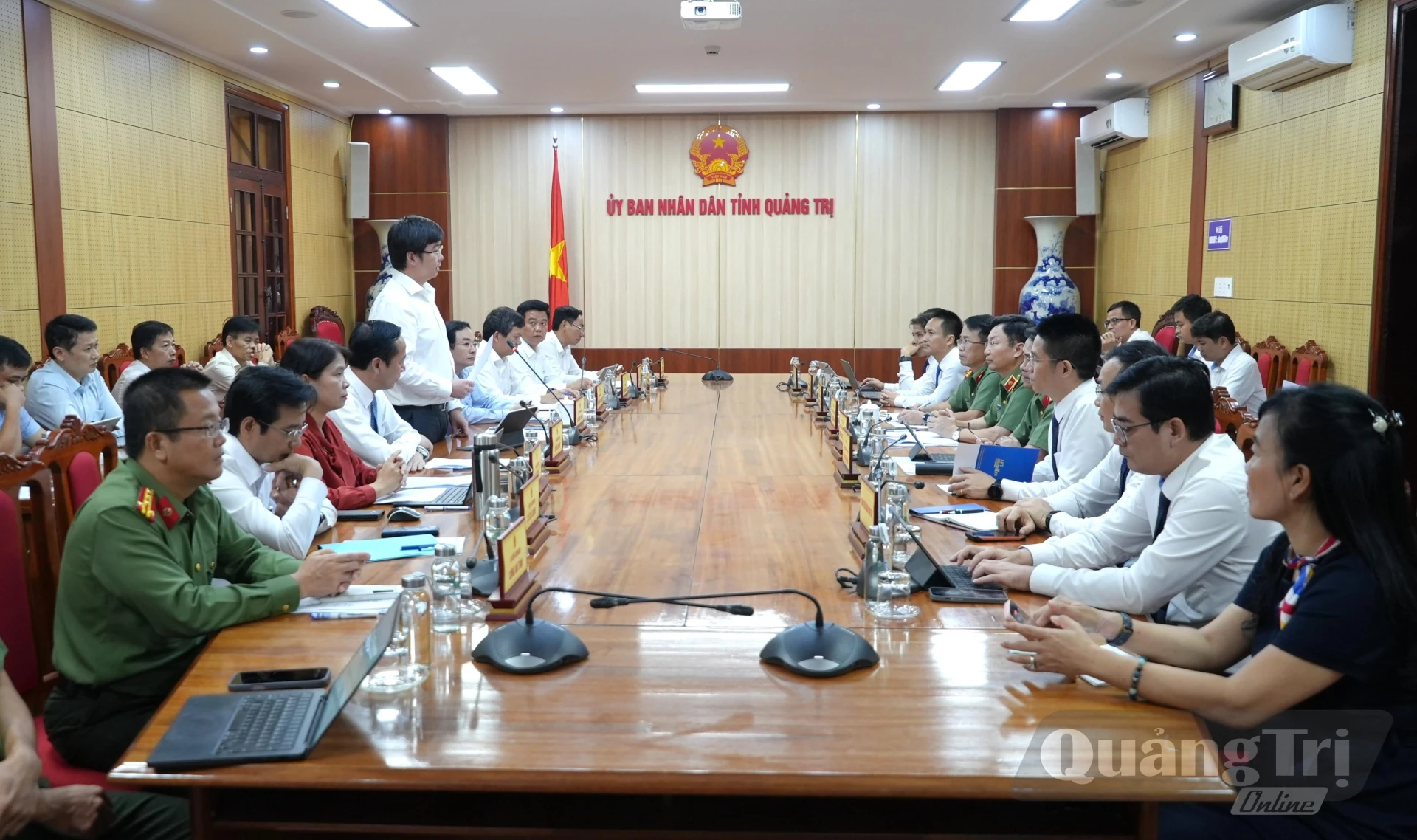Quang cảnh buổi làm việc - Ảnh: T.Đ