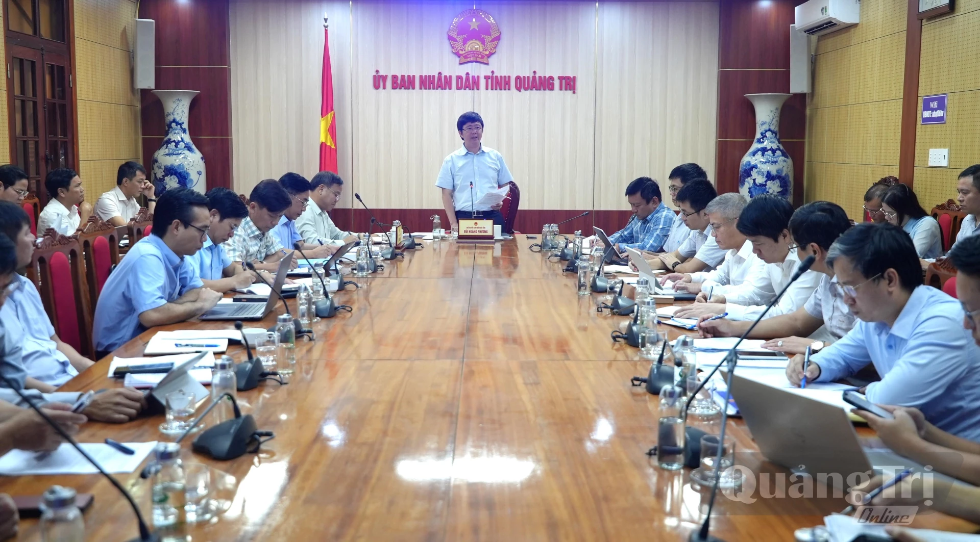 Quang cảnh buổi làm việc - Ảnh: T.Đ