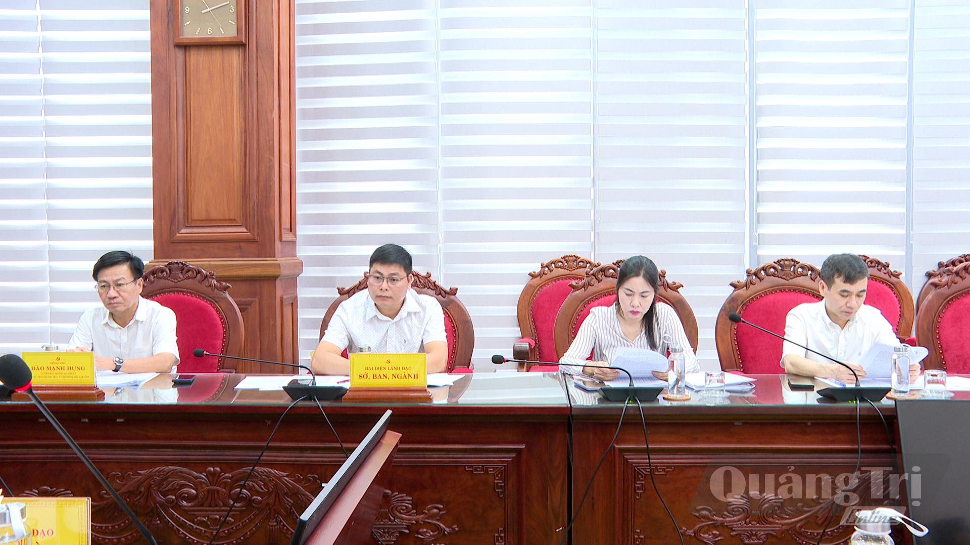 Đại biểu tham dự buổi làm việc - Ảnh: NL