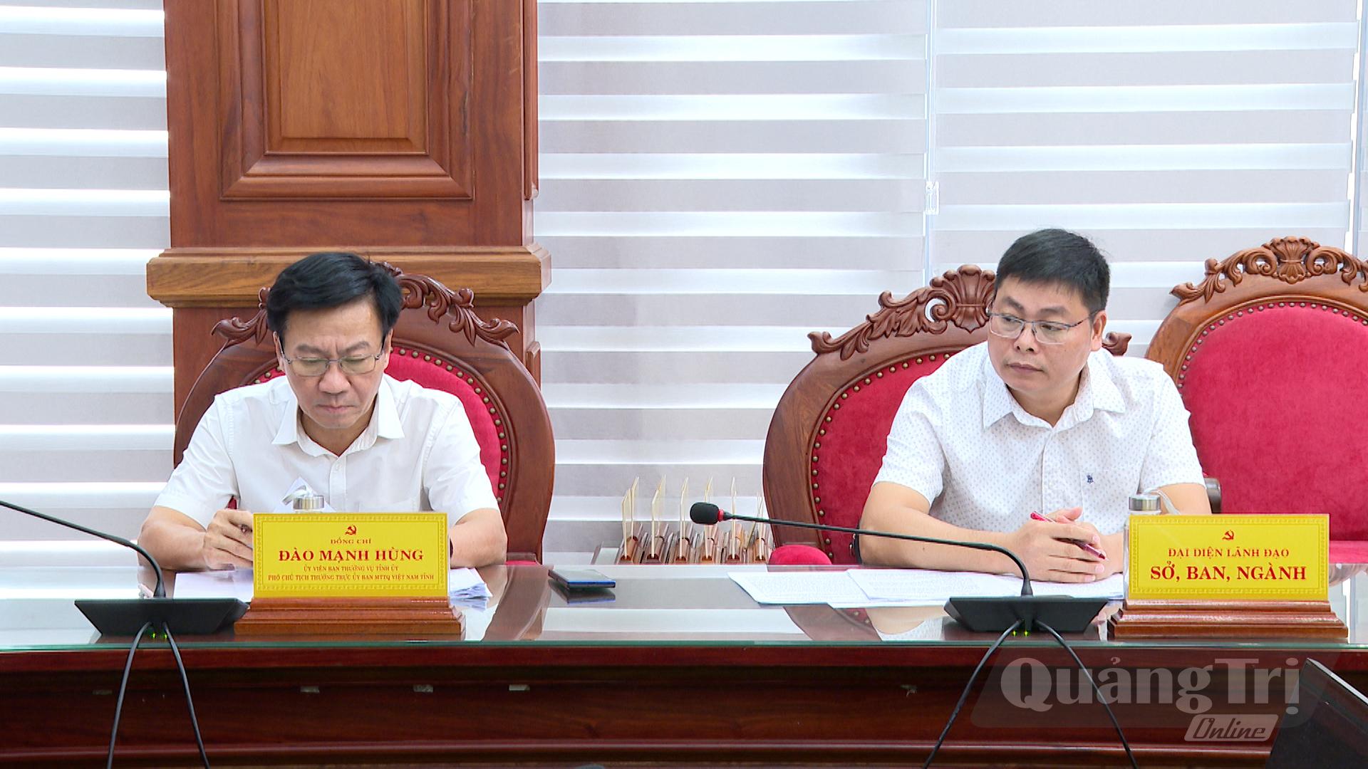 Đại biểu tham dự buổi làm việc - Ảnh: NL
