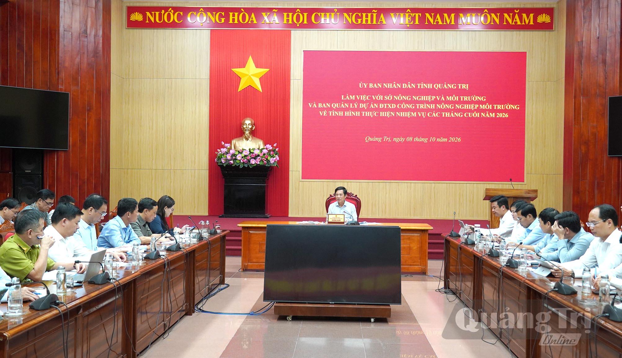 Quang cảnh buổi làm việc - Ảnh: C.H