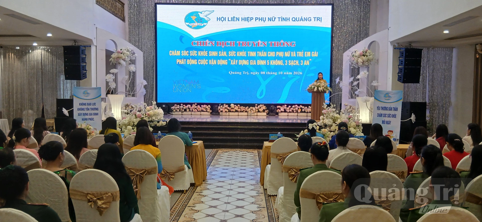 Quang cảnh buổi lễ chiến dịch truyền thông. - Ảnh: H.Đ