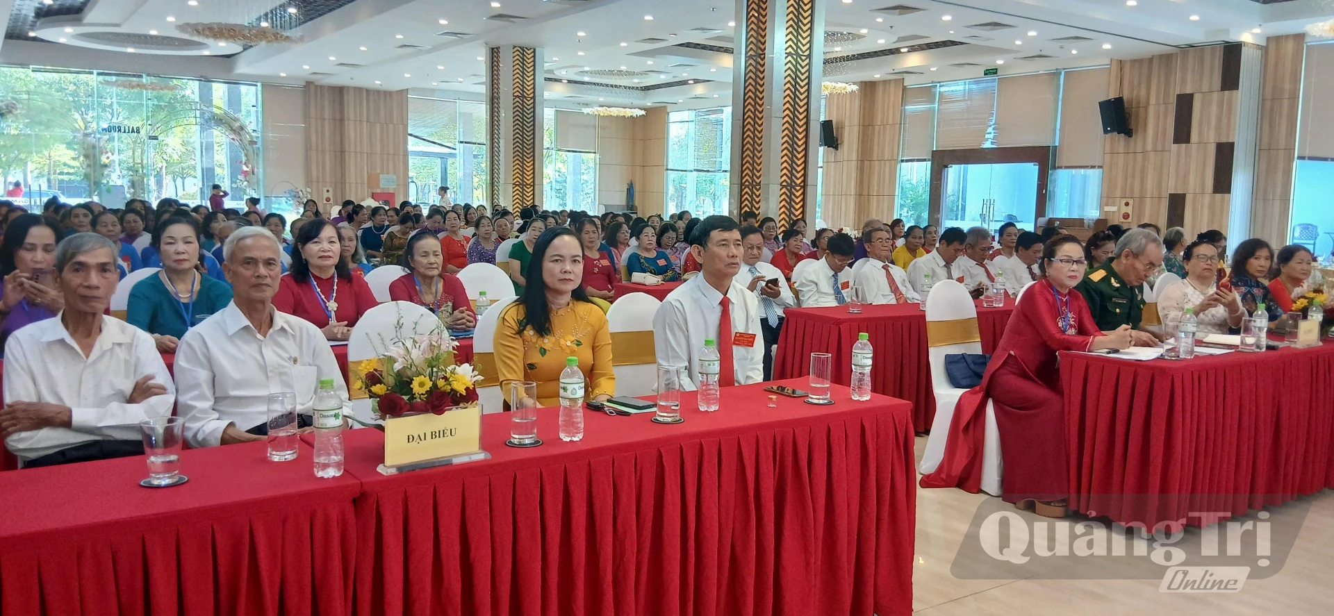 Các đại biểu tham dự Đại hội  Liên chi Hội Giáo dục chăm sóc sức khoẻ cộng đồng tỉnh. - Ảnh: H.Đ