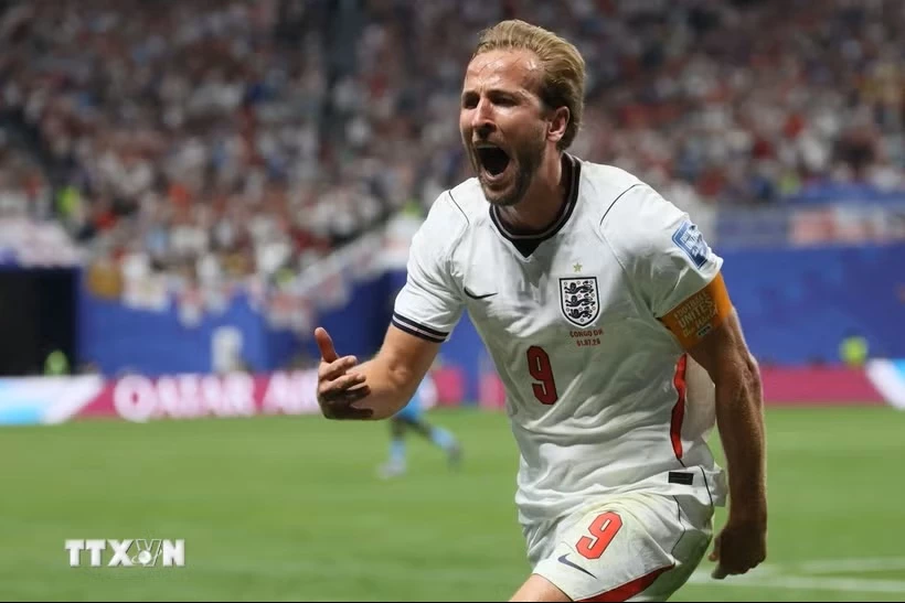 Theo thống kê của Opta, Kane ghi 61 bàn sau 51 trận trên mọi đấu trường cho Bayern Munich ở mùa giải 2025-2026, đồng thời có thêm 12 bàn trong màu áo đội tuyển Anh. (Ảnh: AFP/TTXVN)