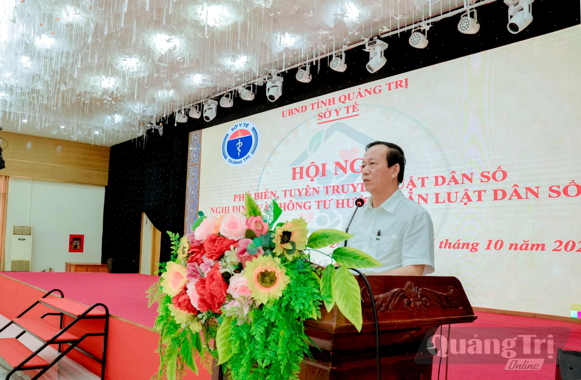 Ông Đỗ Văn Hùng, Phó Giám đốc Sở Y tế tỉnh Quảng Trị chủ trì, chỉ đạo
Hội nghị phổ biến chính sách, pháp luật về công tác dân số năm 2026