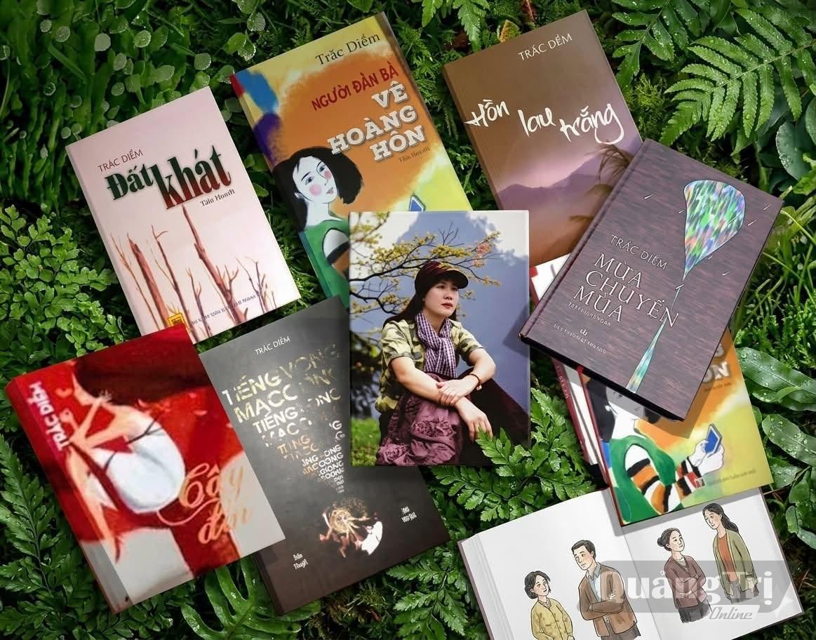 Những “đứa con tinh thần” của nhà văn Trác Diễm - Ảnh: NVCC