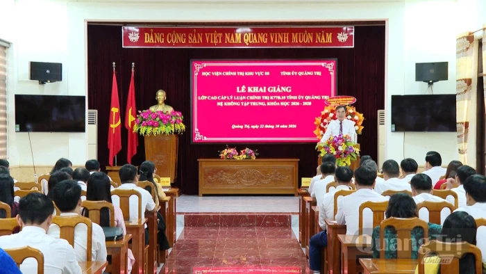 Khai giảng Lớp Cao cấp lý luận chính trị K77B.15