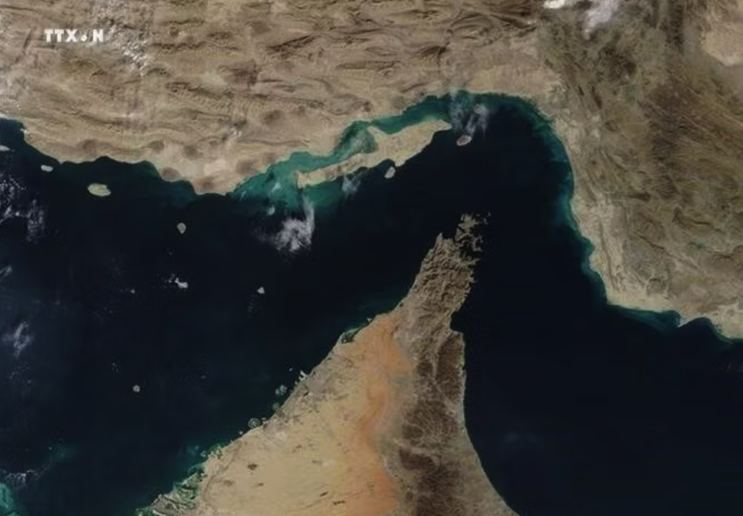 Eo biển Hormuz. Ảnh: IRNA/TTXVN phát