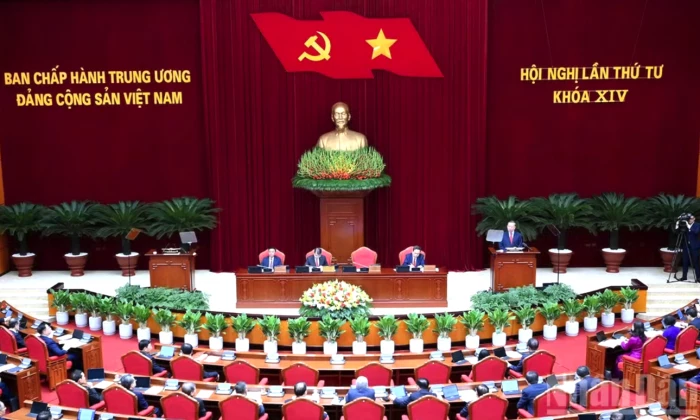 Khai mạc hội nghị lần thứ Tư Ban Chấp hành Trung ương Đảng khóa XIV