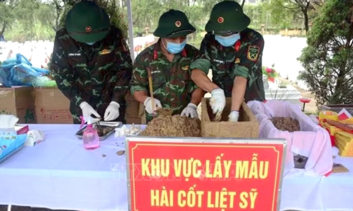 Chiến dịch 500 ngày đêm hoàn thành 99,89% tiến độ lấy mẫu hài cốt liệt sĩ