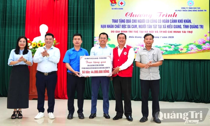 Quảng Trị có 2 cán bộ hội tiêu biểu nhận giải thưởng Nguyễn Chí Thanh năm 2026