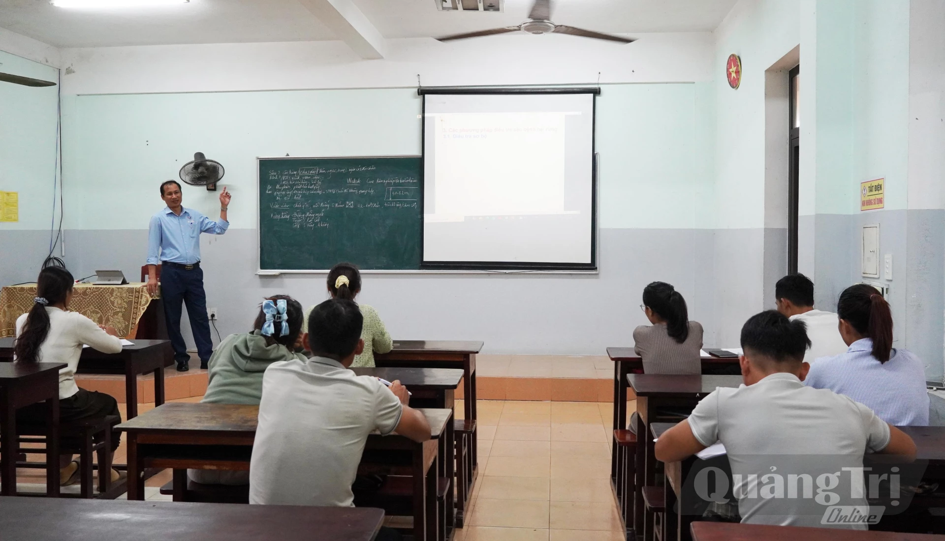 Tại Trường cao đẳng Kỹ thuật-Công nông nghiệp Quảng Trị, nông nghiệp công nghệ cao là chuyên ngành giành được nhiều sự quan tâm - Ảnh: M.N