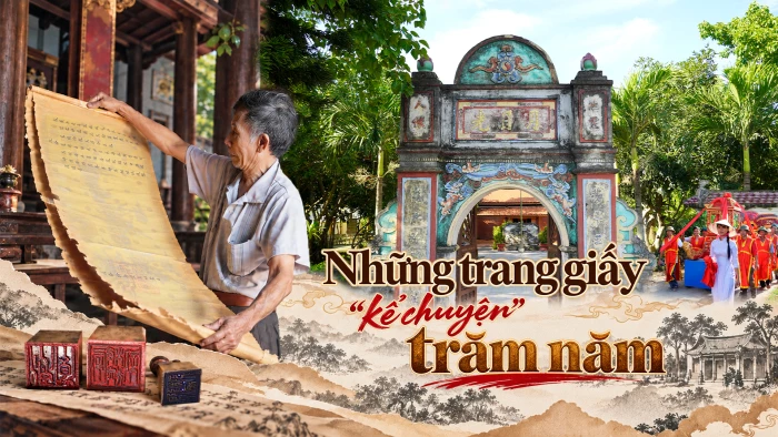 Những trang giấy 'kể chuyện' trăm năm