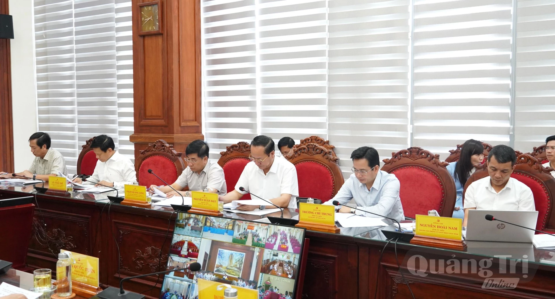 Đại biểu tham dự buổi làm việc - Ảnh: Q.V
