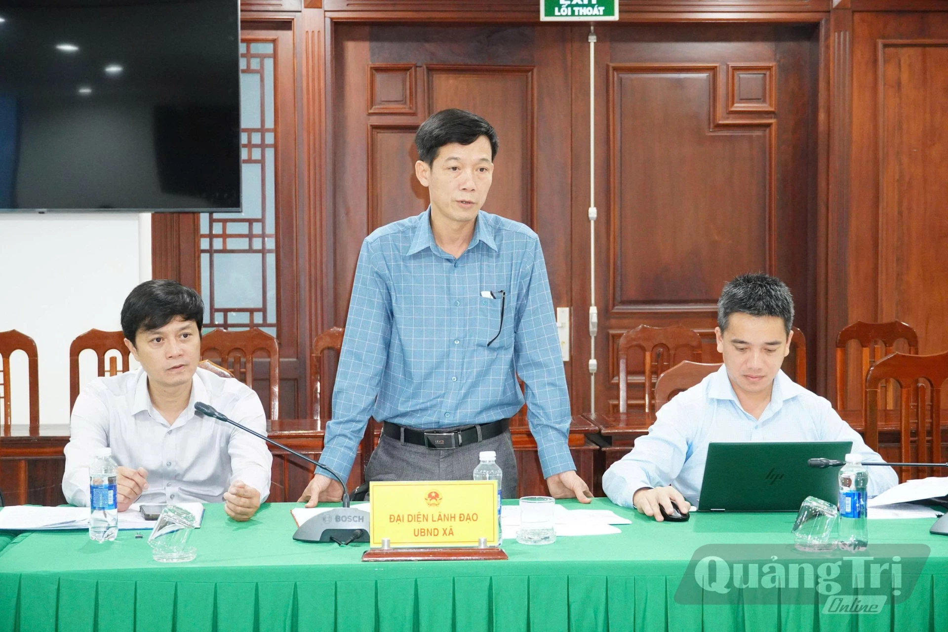 Đại diện các địa phương báo cáo tiến độ thực hiện dự án - Ảnh: MT