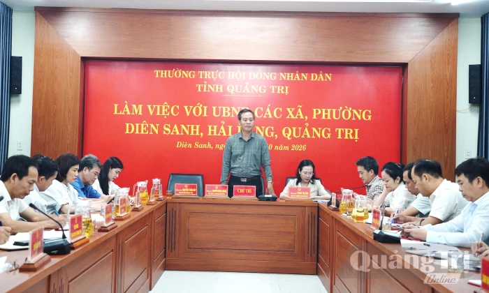 Thường trực HĐND tỉnh làm việc với các địa phương