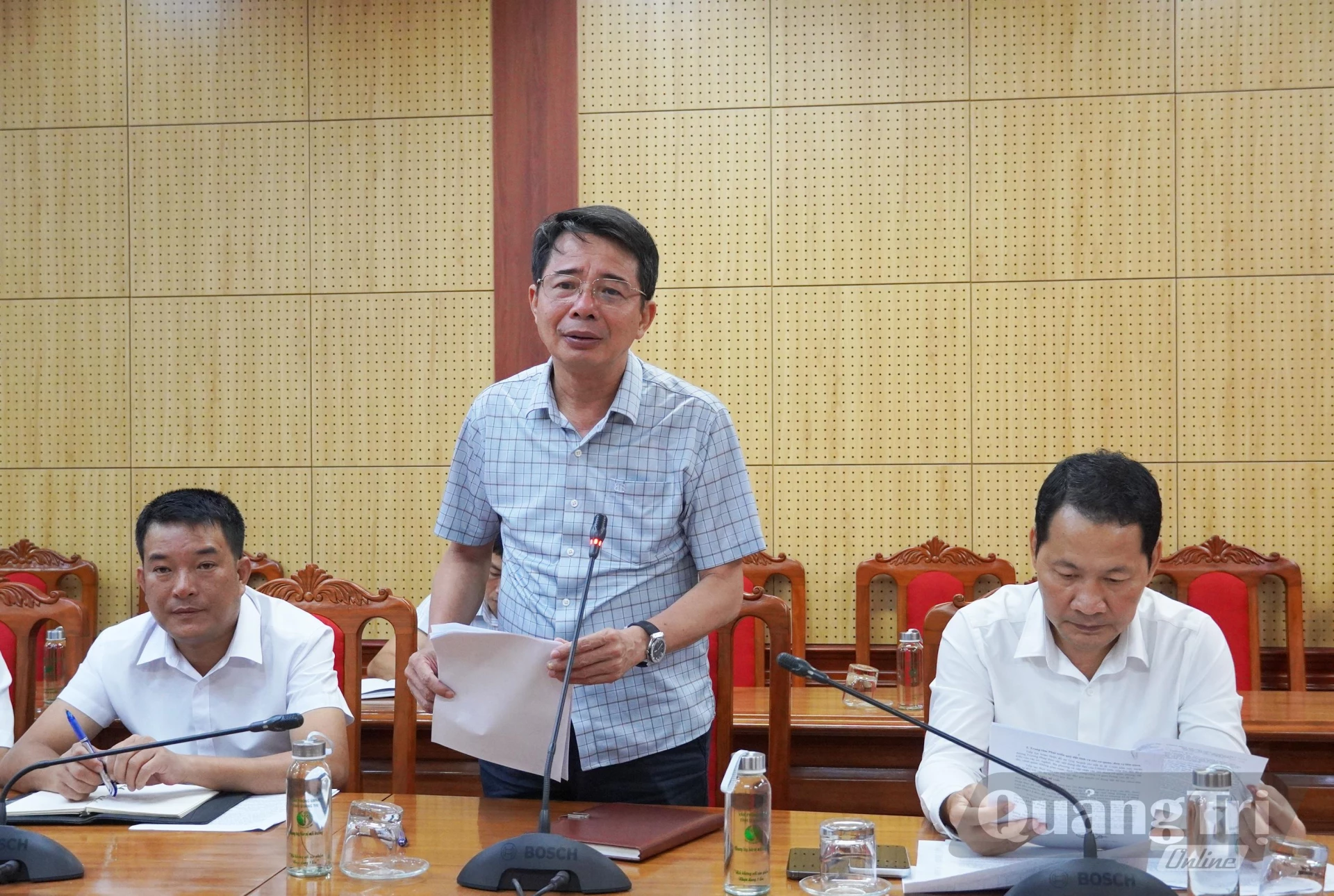 Đại diện lãnh đạo các địa phương phát biểu - Ảnh: X.P