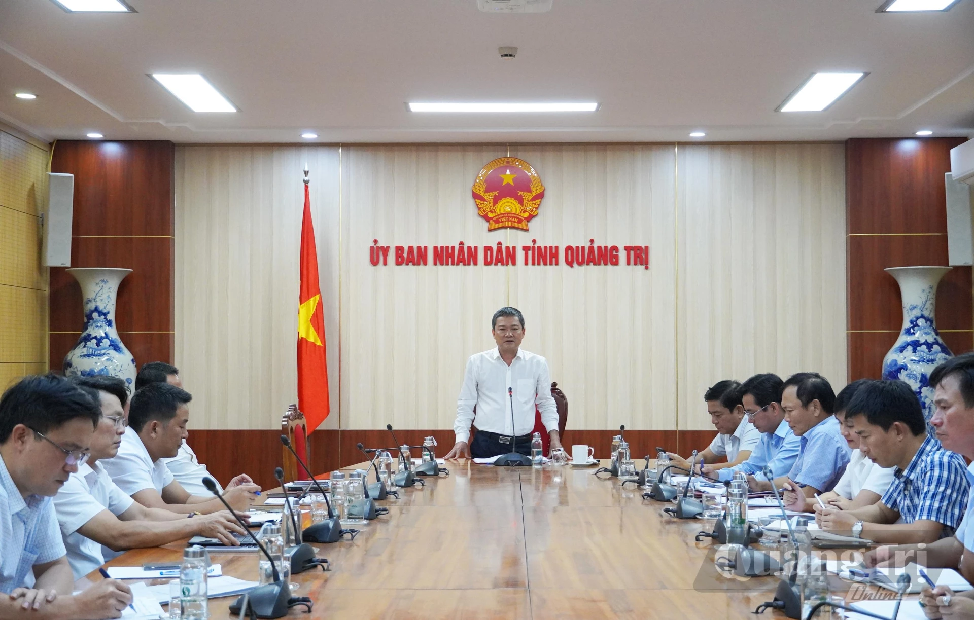 Quang cảnh buổi làm việc - Ảnh: X.P