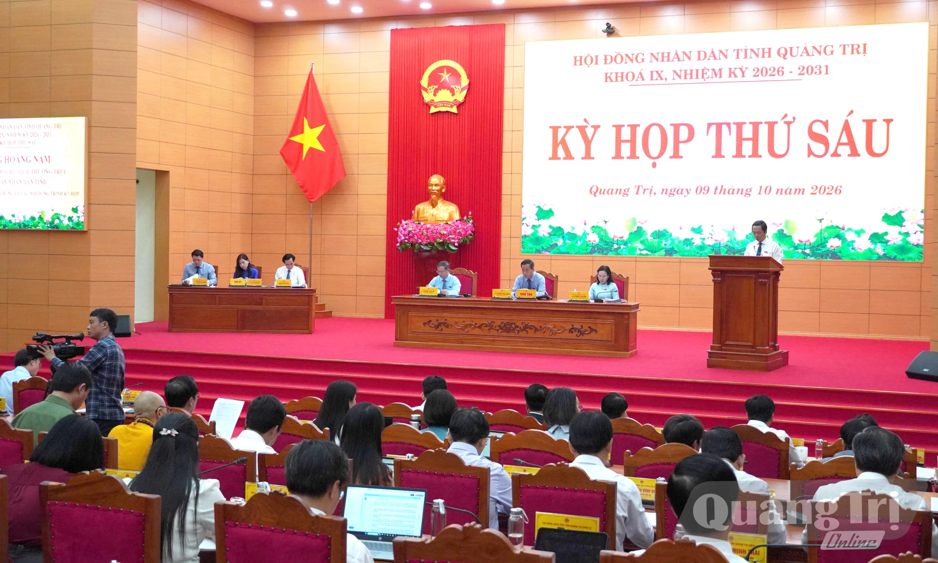 Khai mạc kỳ họp thứ 6, HĐND tỉnh khóa IX